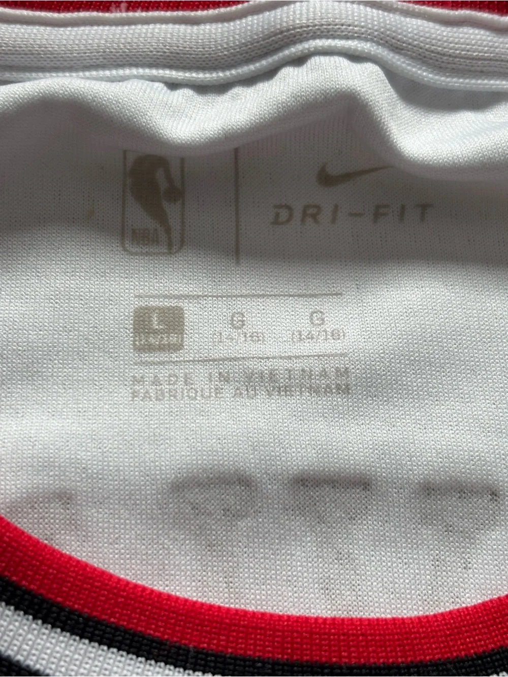 Nike Chicago Bulls #8 Zach LaVine Swingman Jersey White Dri-FIT Youth Large